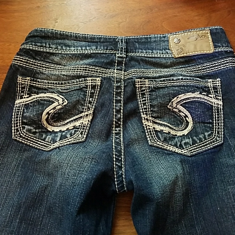 27x35 silver suki jeans